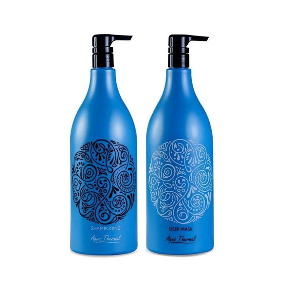 Imagen de Pack Shampoo Sin Sal Aqua Thermal Pro Color 1,5L + Acondicionador Sin Sal Pro Color 1,5L