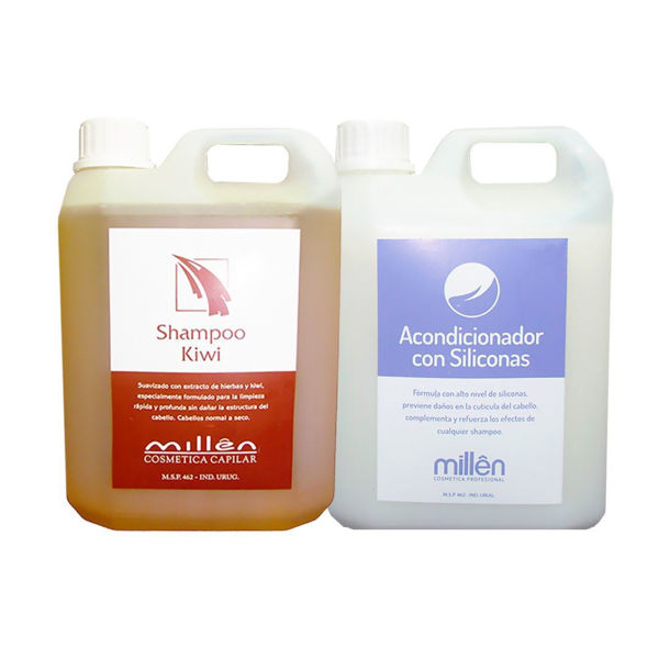 Imagen de Pack Shampoo Millen 2,5 Litros + Acondicionador 2,5 Litros