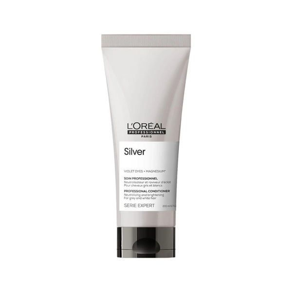 Imagen de Acondicionador Loreal Silver Matizador Cabello Canasos 200ml