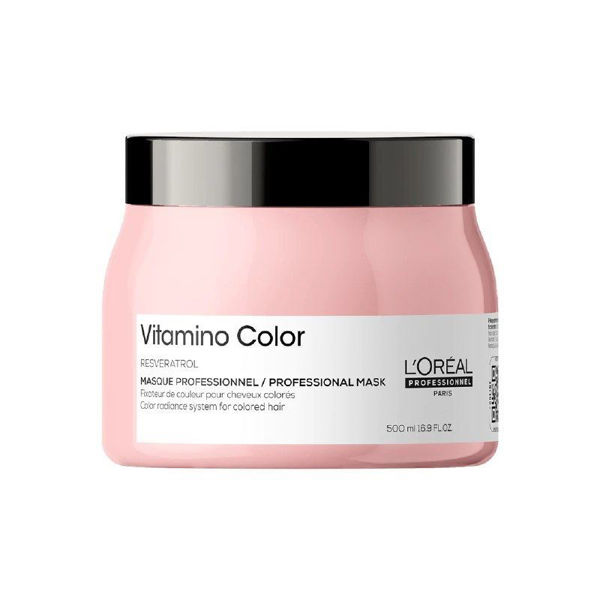 Imagen de Máscara Loreal Vitamino Color Brillo Protege Suaviza 500ml
