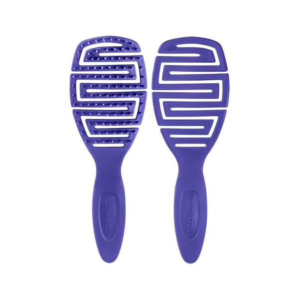 Imagen de Cepillo Desenredante Maya Esqueleto Peluquería Dompel Violeta