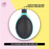 Imagen de Cepillo Desenredante Paleta Oval Dompel Verde Peluqueria