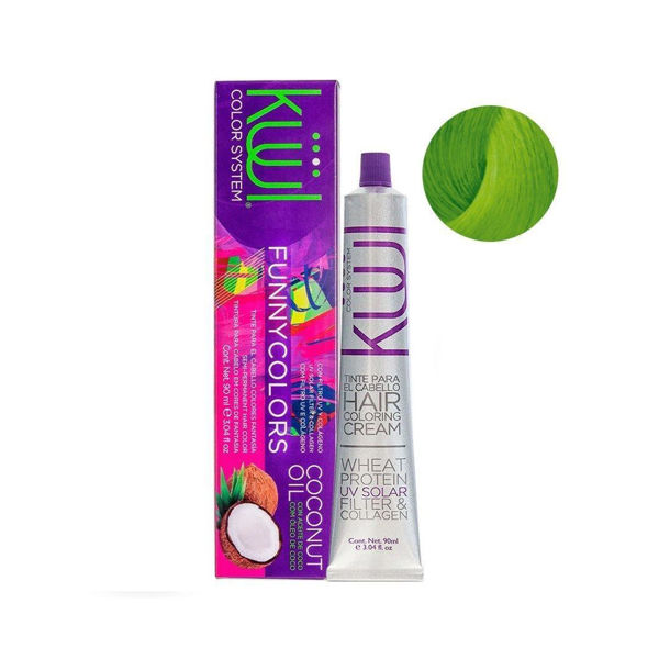 Imagen de Tinta Kuul Color Funny Fantasía Verde Neón 90ml