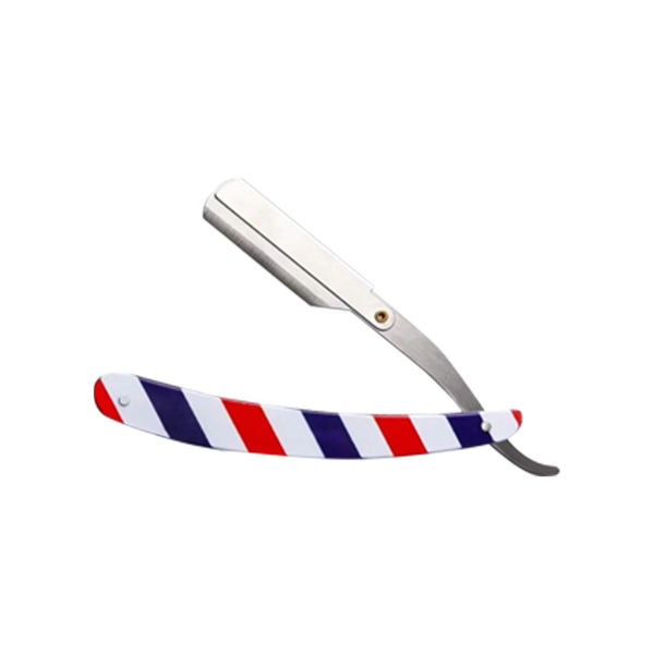Imagen de Navajin Plegable De Metal Diseño Barber Para Peluqueria