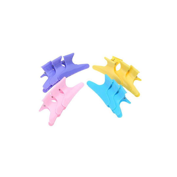 Imagen de Pinzas Mariposa Para Peluquería X 12