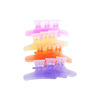Imagen de Pinza Mariposa Colores Transparentes x12 Unidades