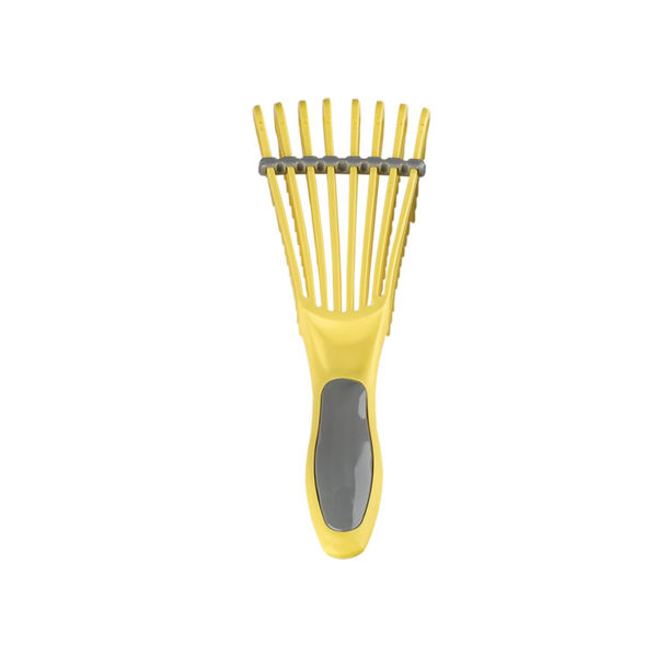 Imagen de Cepillo Caracol Desenreda Y Define Rizos Dompel Amarillo