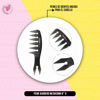 Imagen de Peine Para Mechas Claritos Meshcomb N° 9 Negro Peluqueria