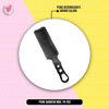 Imagen de Peine Desenredante Barbero Mango Calado Negro YB-282