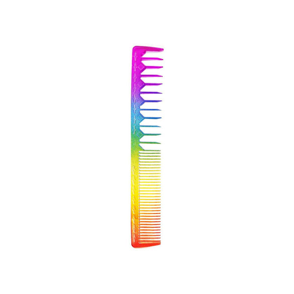 Imagen de Peine Dientes Finos Y Gruesos Plastico Multicolor 19,5cm