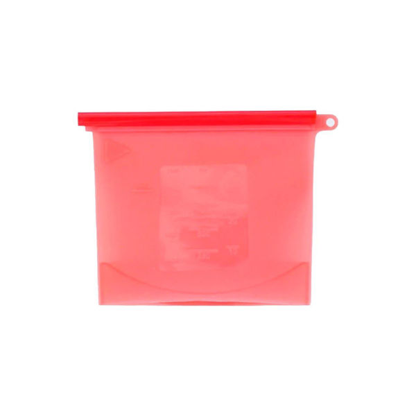 Imagen de Bolsa De Silicona Hermética Freezer Microondas 20X16X7cm  1L