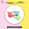Imagen de Bolsa De Silicona Hermética Freezer Microondas 20X16X7cm  1L