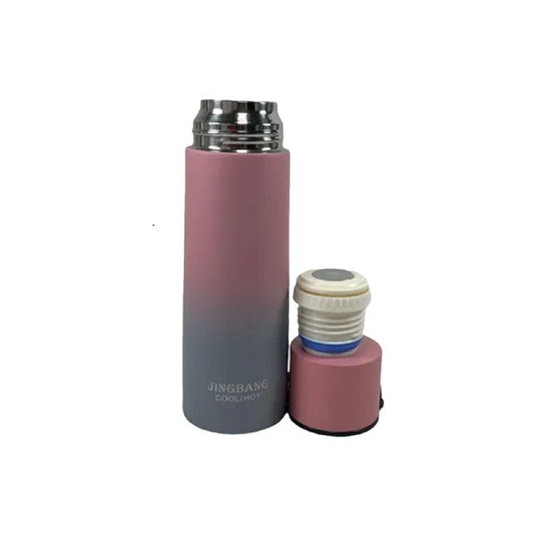 Imagen de Termo Acero Inoxidable Frio Calor Bicolor Con Correa 500ml