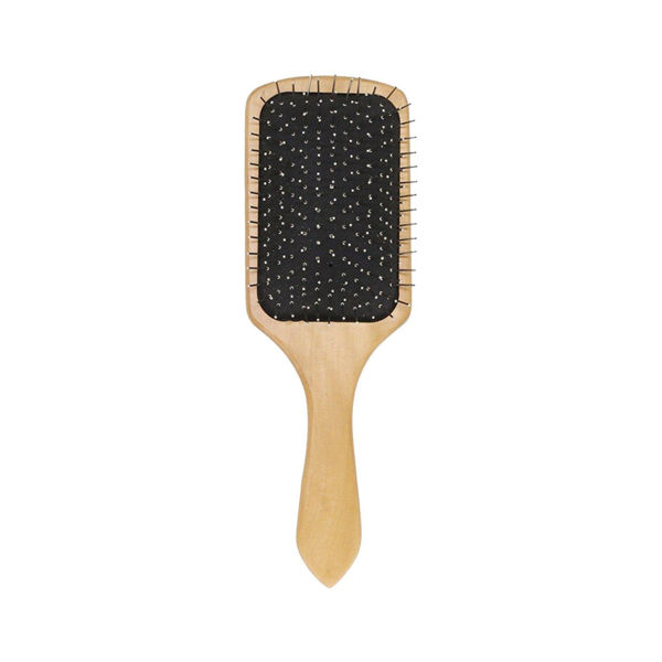 Imagen de Cepillo Paleta De Madera Con Pua De Metal Desenredante