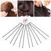 Imagen de Invisibles Para El Cabello 7cm X 300 Unidades Negro