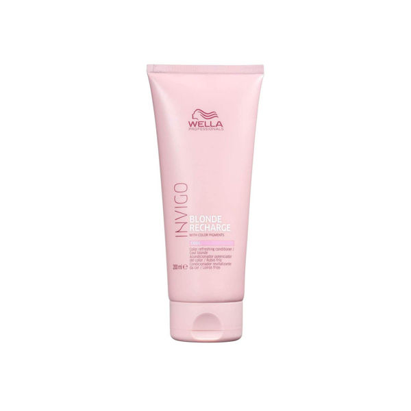 Imagen de Acondicionador Wella Invigo Blonde Recharge Cabello Rubio 200ml