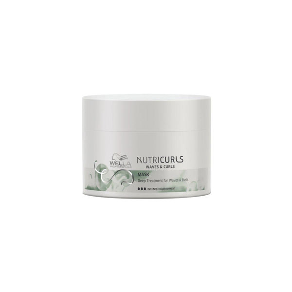 Imagen de Mascara Wella Nutricurls Cuida Hidrata Cabellos Rizos 150ml