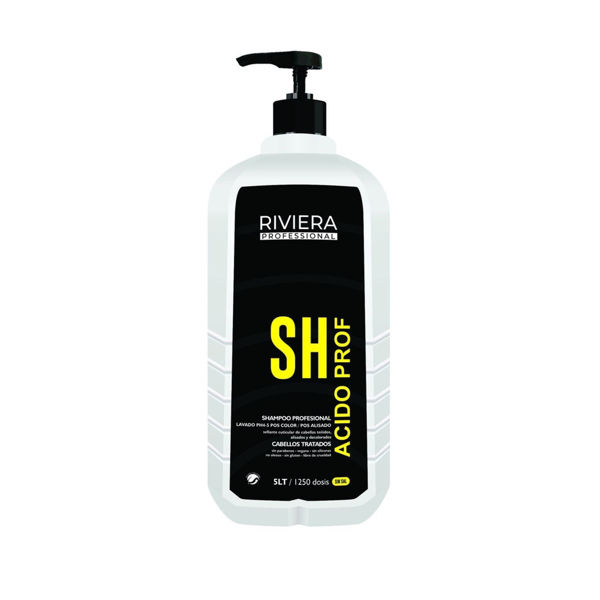 Imagen de Shampoo Acido Riviera Profesional Sin Sal Vegano 5 Litros