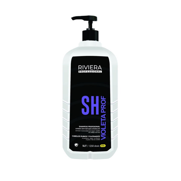 Imagen de Shampoo Matizador Violeta Para Rubios Riviera Sin Sal 5L