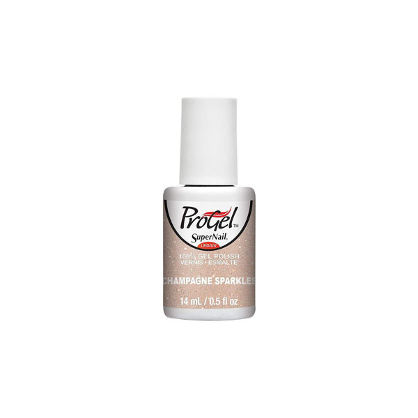 Imagen de Esmalte Semipermanente Progel Champagne Sparkles 14ml Supernail