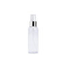 Imagen de Frasco Transparente Con Válvula Spray Virola Plata 120ml