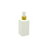 Imagen de Frasco Cuadrado Soft Plastico Válvula Spray Dorado 200ml