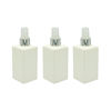Imagen de Pack 3 Frascos Plastico Cuadrado Soft Pico Spray Plata 200ml