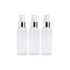 Imagen de Pack 3 Frascos Plasticos Tipo Bala Pico Spray Plata 120ml