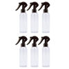 Imagen de Pack 6 Frascos Plasticos Bala Con Pico Gatillo Negro 120ml
