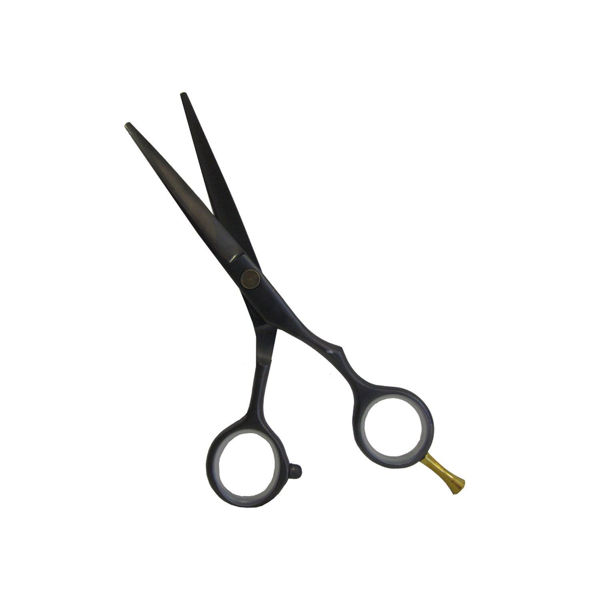 Imagen de Tijera De Corte Filo Dulce Negra Profesional 5" Pulgadas