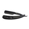 Imagen de Navajin Plegable De Metal Barber Negro Mate Para Peluqueria