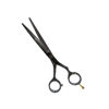 Imagen de Tijera De Corte Filo Dulce Negra Profesional 5,5" Pulgadas