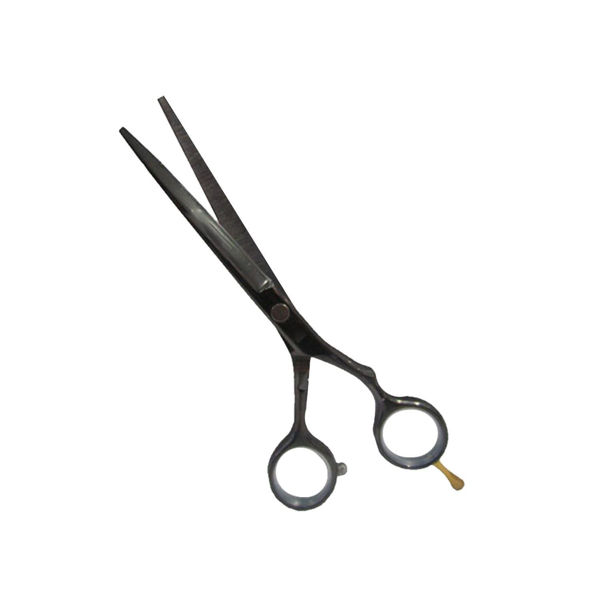 Imagen de Tijera De Corte Filo Dulce Negra Profesional 5,5" Pulgadas