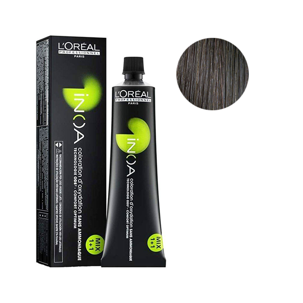 Imagen de Tinta Loreal Profesional Inoa N° 5.8 Color Sin Amoniaco 60gr