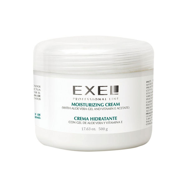 Imagen de Crema Hidratante Exel Con Gel De Aloe Vera Y Vitamina E 500gr