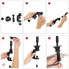 Imagen de Cabeza De Practica De Pelo Mixto Para Peinados Con Soporte