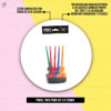 Imagen de Set 6 Pinceles Colores Para Tinta Termix Pride