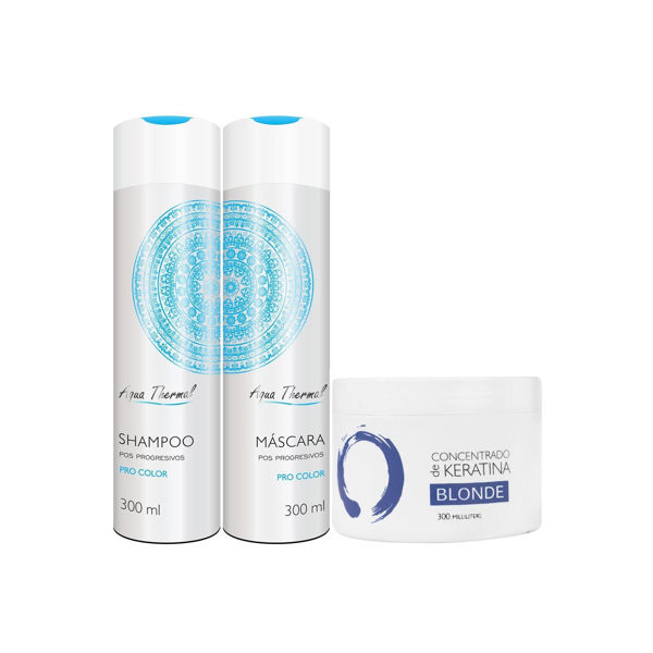Imagen de Shampoo Sin Sal + Acondicionador Pro Color + Keratina Blonde