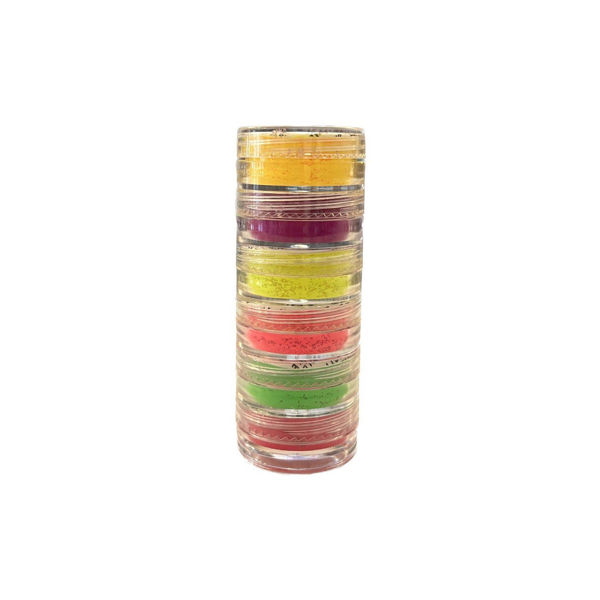 Imagen de Glitter Para Uñas Set X6 Unidades Colores Varios