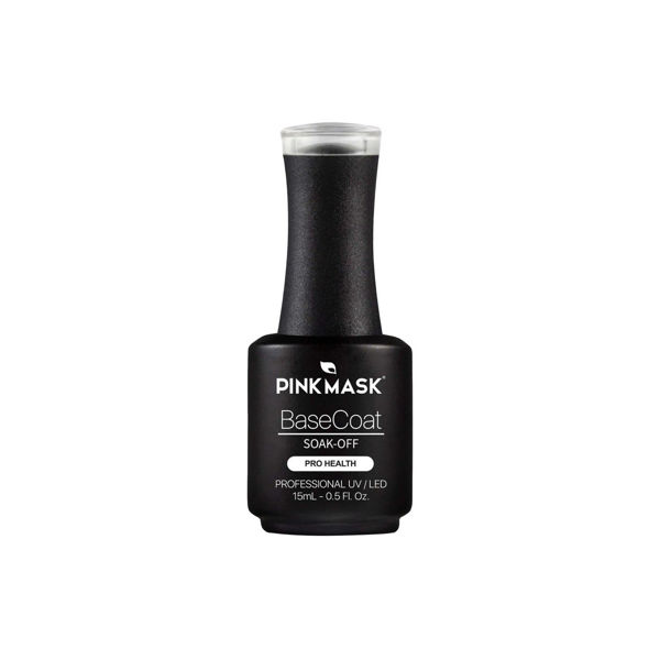 Imagen de Esmalte Para Uñas Gel Base Coat Goma Pink Mask Transparente