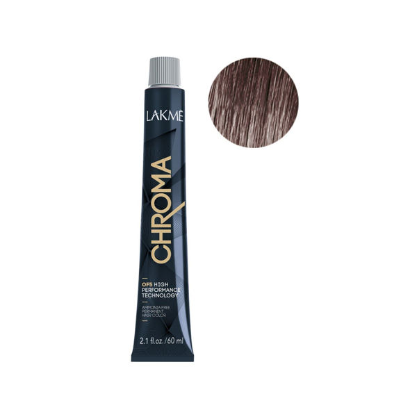 Imagen de Tinta Permanente Sin Amoniaco Lakme Chroma N° 4/00 60ml