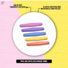Imagen de Pack 50 Limas Jumbo Colores Super Acolchonada 18cm Manicuria