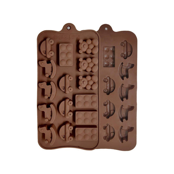 Imagen de Molde De Silicona De Juguetes Para Chocolate Postre Hielo