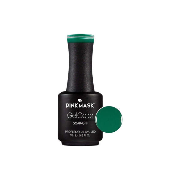 Imagen de Esmalte Para Uñas En Gel Semipermanente Pink Mask Verde