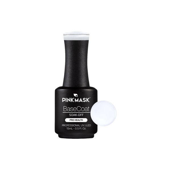 Imagen de Esmalte Para Uñas Gel Base Coat Goma Pink Mask Blanco