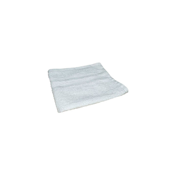 Imagen de Toalla De Algodón Blanca Para Manicuría Texsur 35 x 35 Cm