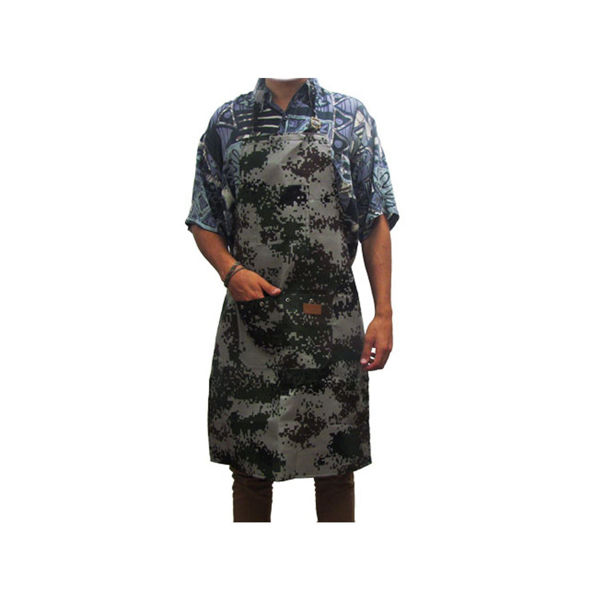 Imagen de Delantal De Tela Para Trabajo Peluqueria Barber Camuflado