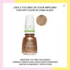 Imagen de Esmalte De Uñas China Glaze Dorado Con Glitter Brilloso 14ml