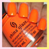 Imagen de Esmalte De Uña China Glaze Orange Knockout Naranja Neón 14ml