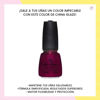 Imagen de Esmalte De Uñas China Glaze Red-y & Willing Bordo Metal 14ml